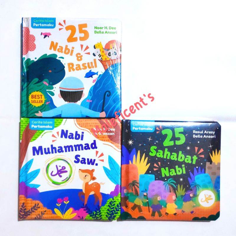 [Boardbook] Cerita Islam Pertamaku: 25 Nabi & Rasul - Nabi Muhammad - 25 Sahabat Nabi