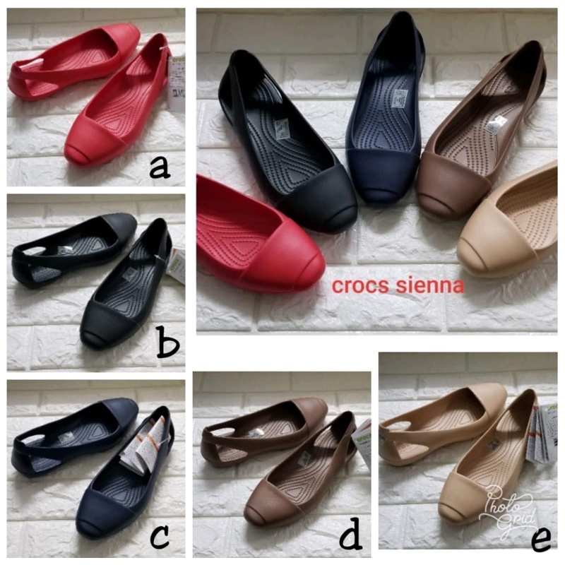 Sandal Sepatu Crocs Sienna women original premium / Sepatu kerja anti air waterproof