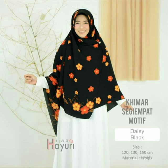 Motif Printing Daisy Original Hayuri
