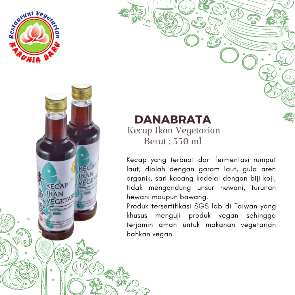 

Danabrata Kecap Ikan Vegetarian 250ml