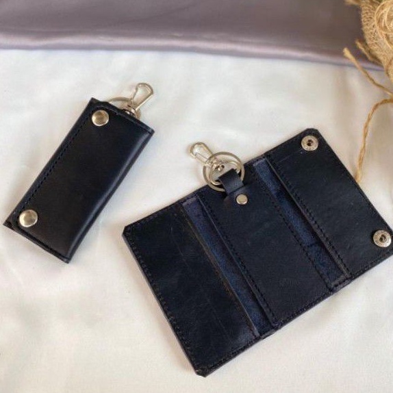 LUIGI LEATHER -GANTUNGAN DOMPET STNK KULIT GARUT ORIGINAL