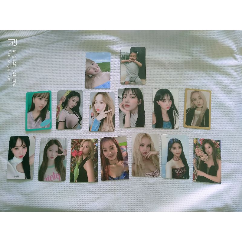 Photocard Eyes Wide Open Twice Sana Mina