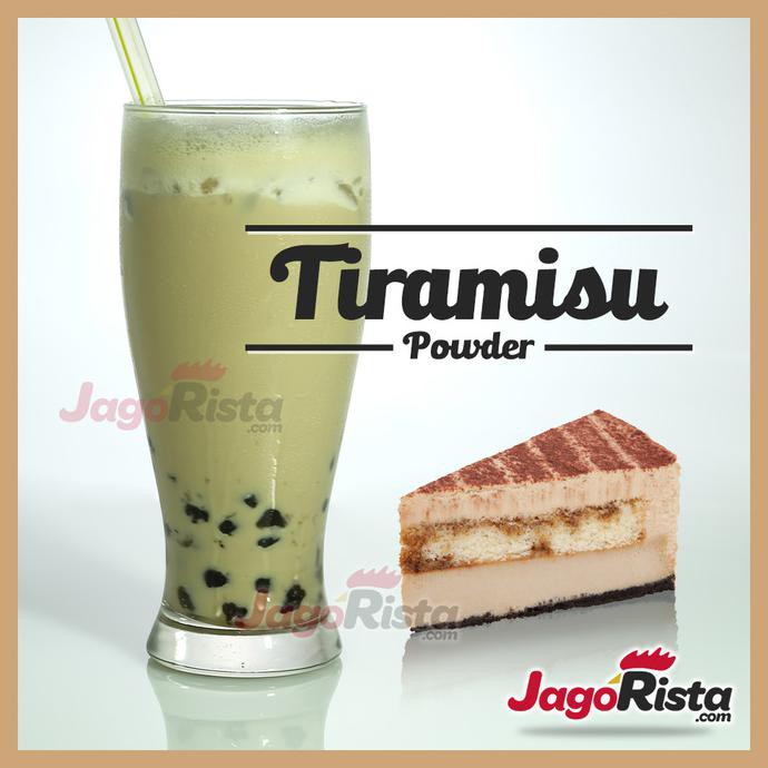 

ENAK 1 Kg Jagorista - Tiramisu - Premium Bubble Drink Powder BANYAK RASA