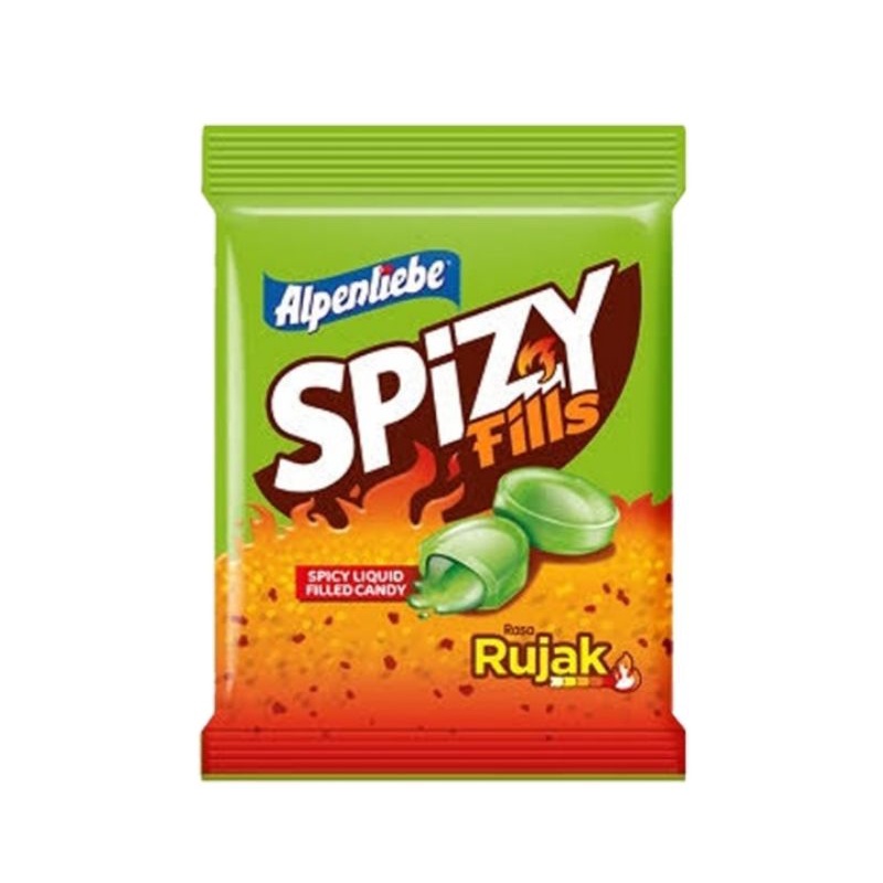permen alpenliebe spizy fills rasa rujak isi 42butir