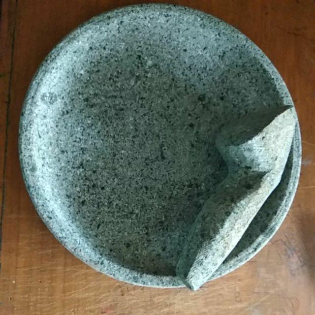 Cobek Batu 25cm+,ongkir Jawa