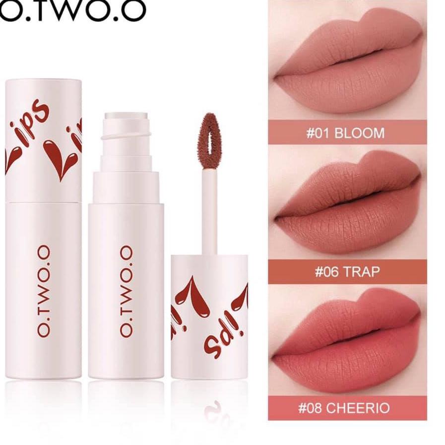 Z3V5 [BPOM] O.TWO.O Lip Clay Velvet Cream Matte Lipstick Waterproof Lip Tint & Cheek Mud OtwoO Lipti