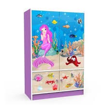 Lemari pakaian anak ungu BL 1226 bandung