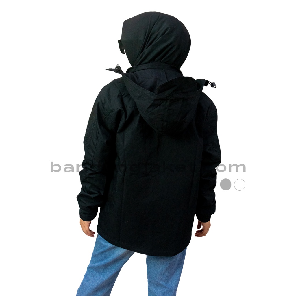 Jaket TAD TNI HITAM II Jaket Tactical Windbreaker Windproof II ELEGANT BOMBER