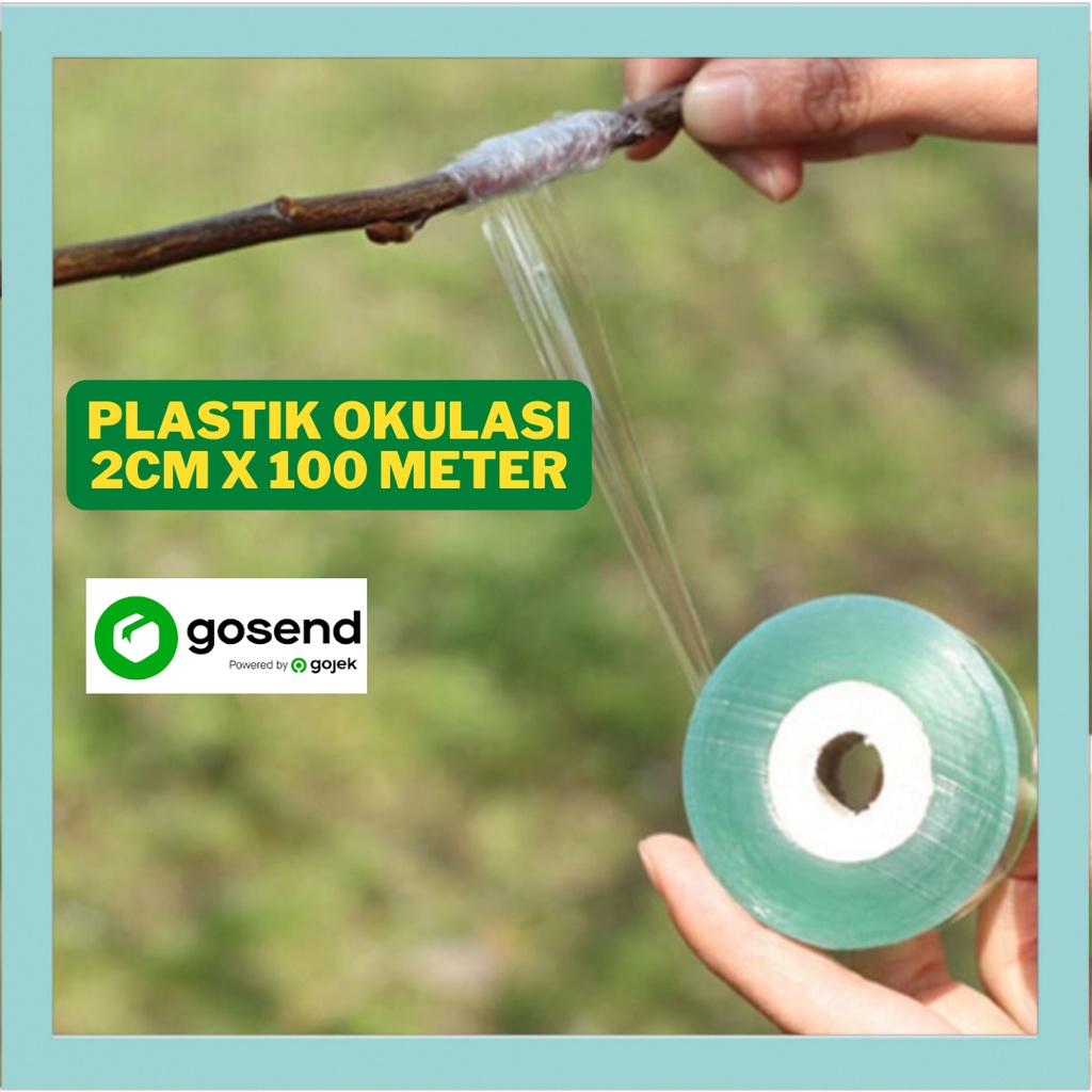 

#13. Grafting Tape Plastik Okulasi Sambung Pucuk 2cm x 100 meter