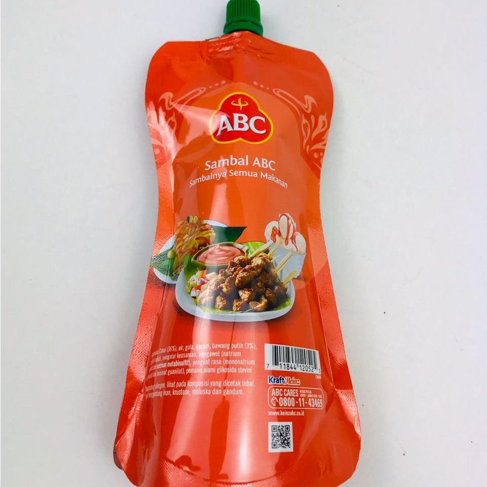 ABC SAMBAL ASLI PLASTIK 380g / SAUS SAMBAL