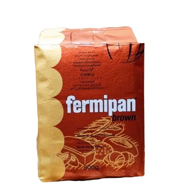 

Fermipan Brown 500Gr / Pengembang Kue Fermipan Cokelat 500Gr