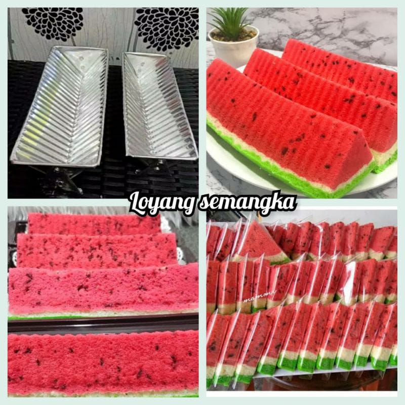 CETAKAN LOYANG KUE CONAT RINGGIK POLOS FREE BUBLE TEBEL SEGITIGA SETENGAH LINGKARAN LANGSUNG PENGERAJIN
