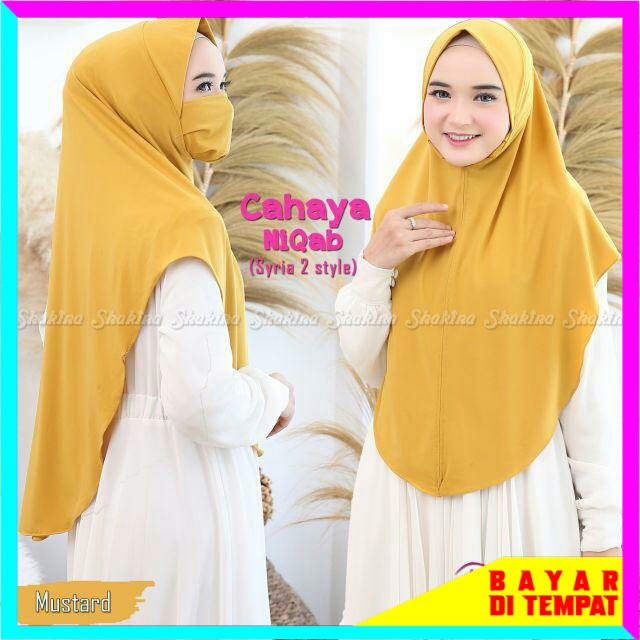 (1kg=7pcs) CAHAYA NIQAB HIJAB JILBAB INSTANT CADAR