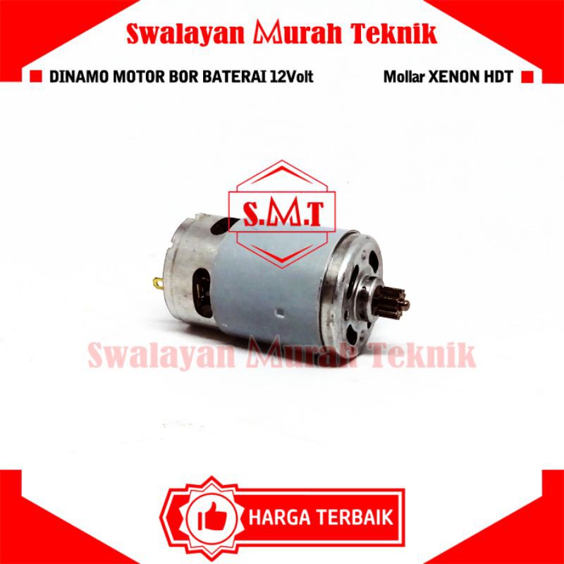 Dinamo Motor Bor Baterai 12Volt Cordless Xenon Original