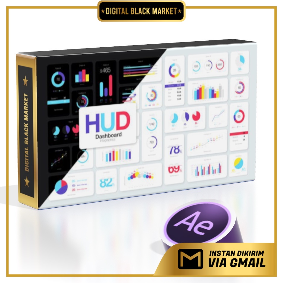 Premium Builder - HUD Dashboard Infographics - After Effects Project Files