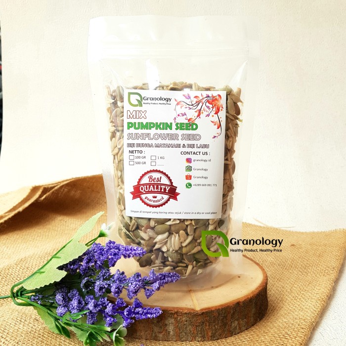 

ds201fs Roasted Mix Sunflower Seed Dan Pumpkin Seed (250 Gram) By Granology Dscscv