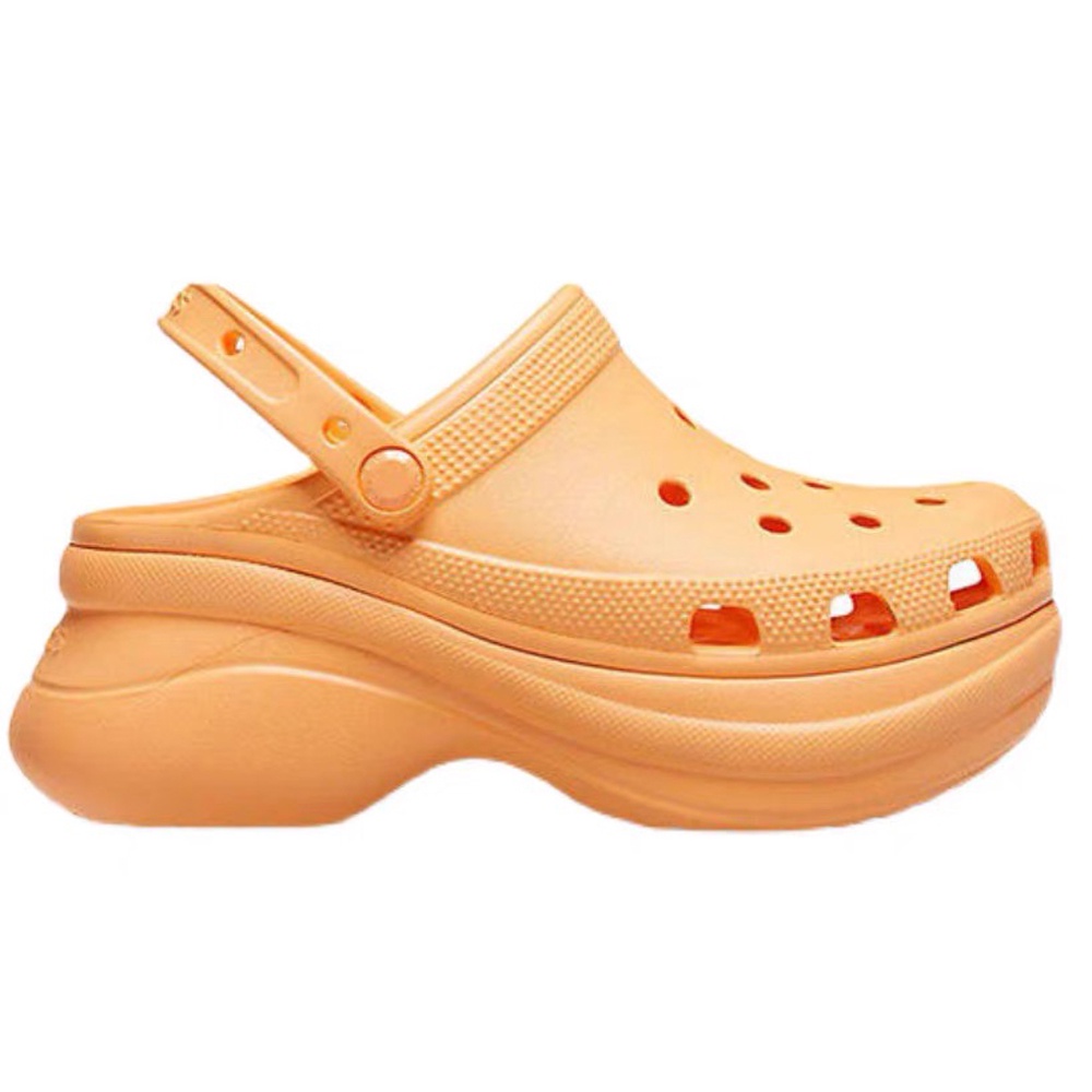 Crocs Classic Bae Clog   Sandal wanita  platform Chain Embellished Tinggi 7-8cm