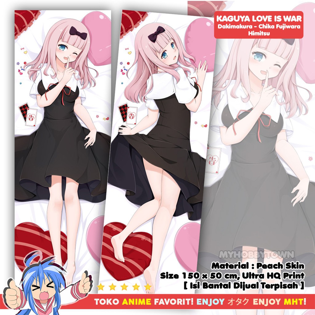 Sarung Bantal Anime Dakimakura Kaguya-sama Love Is War Chika Fujiwara