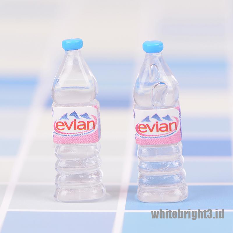(white3) 4pcs / Set Mainan Miniatur Botol Minum Skala 1: 12 Untuk Dekorasi Rumah Boneka