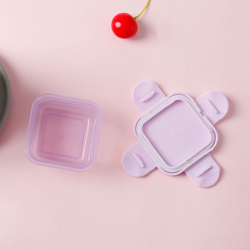 (Small Food Grade Renyah) (Toples Penyimpanan Makanan Bayi) (Freezable &amp; Microwaveable)