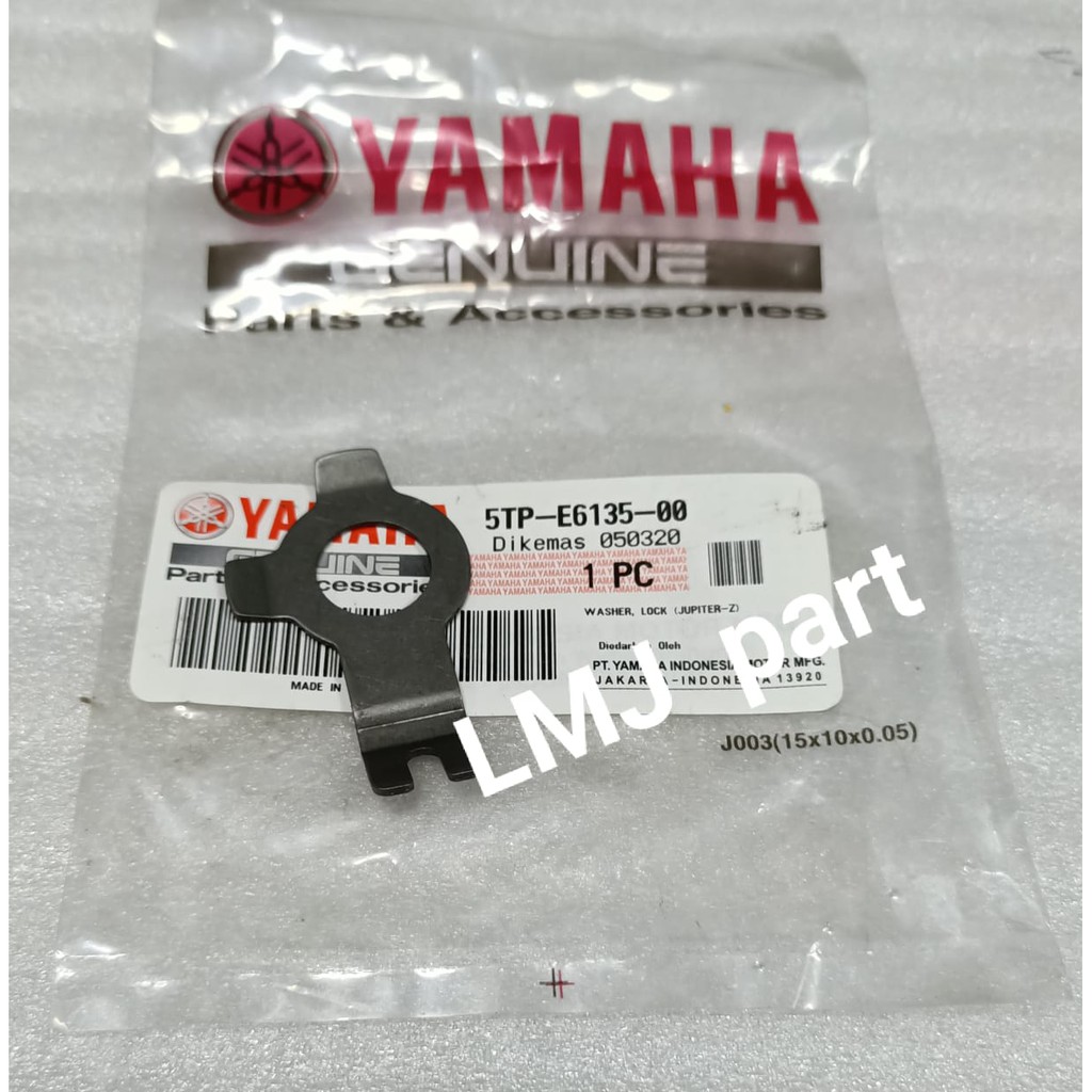 PLAT KLEMAN TAHANAN MUR KOPLING WASHER LOCK JUPITER Z BURHAN VEGA R NEW ORIGINAL YGP 5TP-E6135-00