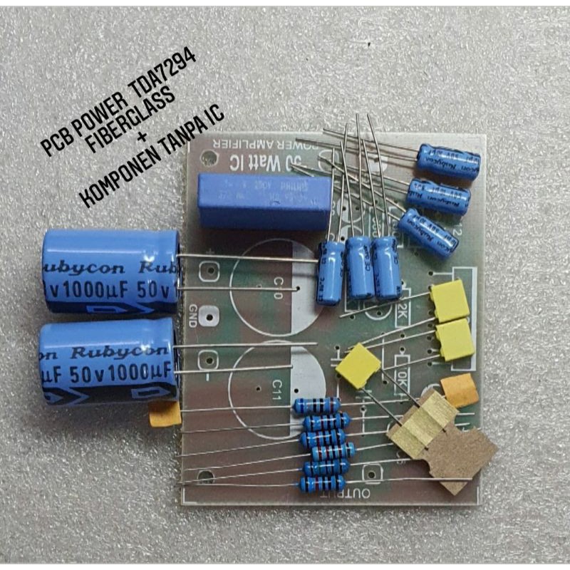 PCB Power TDA7294 + Komponon tanpa IC