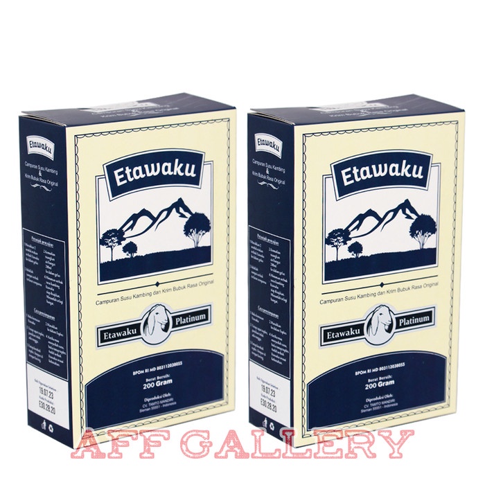 

Etawaku Platinum 200 gr Susu kambing Dan Krim Bubuk Rasa Original