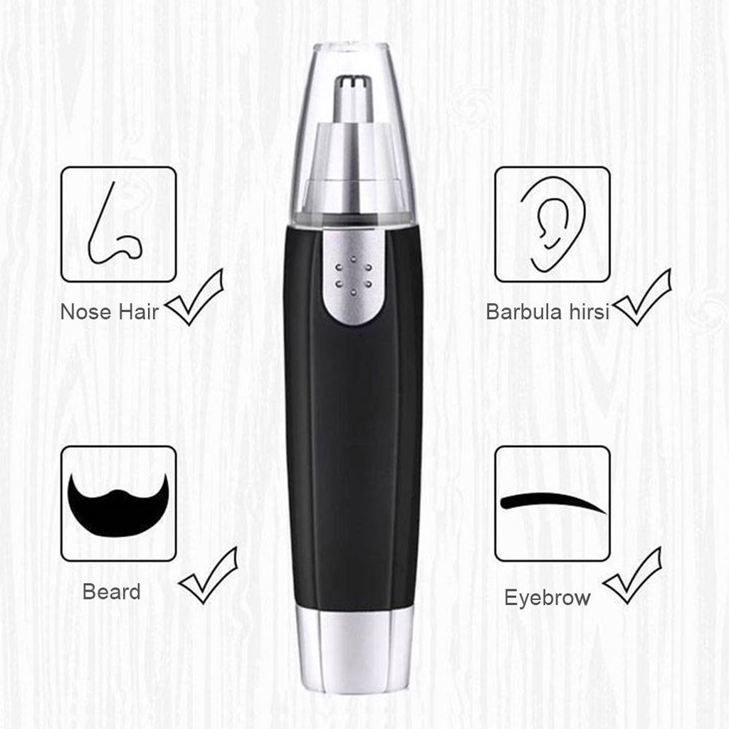 BRGUNIK Alat Cukur Bulu Hidung Nose Trimmer Pembersih Bulu Hidung Elektrik CYD-101 R733