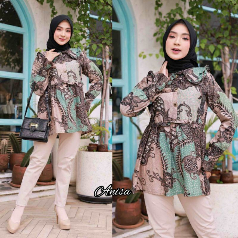 batik hamil menyusui.seragam dinas batik.atasan batik ibu hamil.baju kantor batik hamil