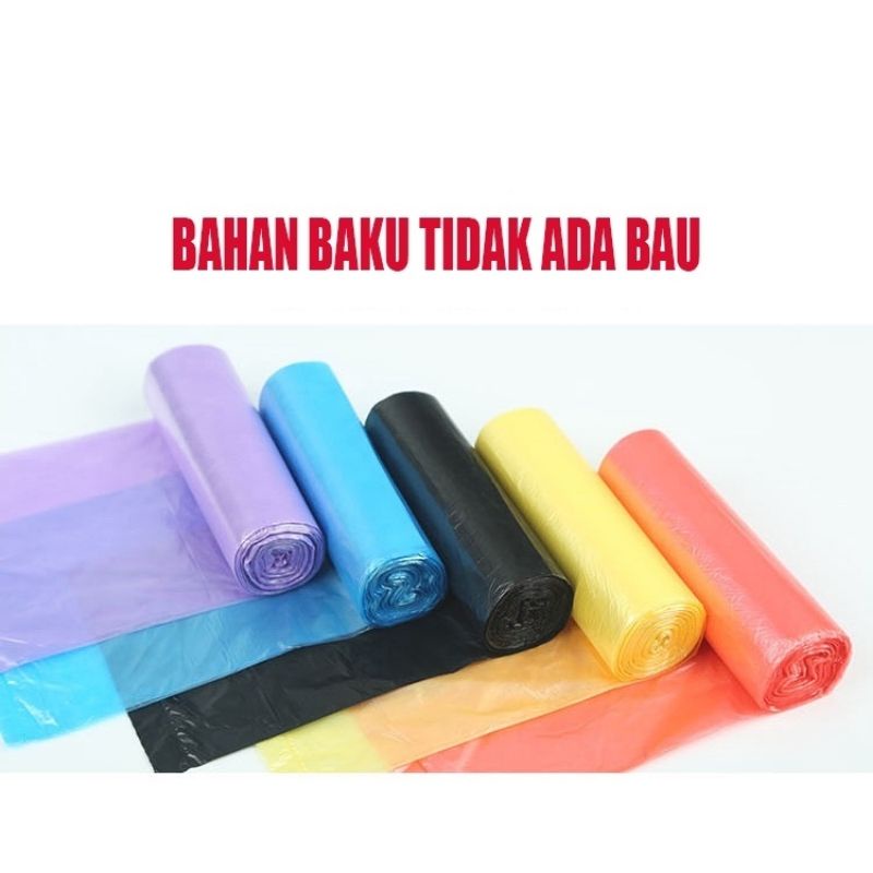 Kantong Plastik Sampah gulung 45x50 1 Roll Isi 20 Lembar Plastic Trash Roll