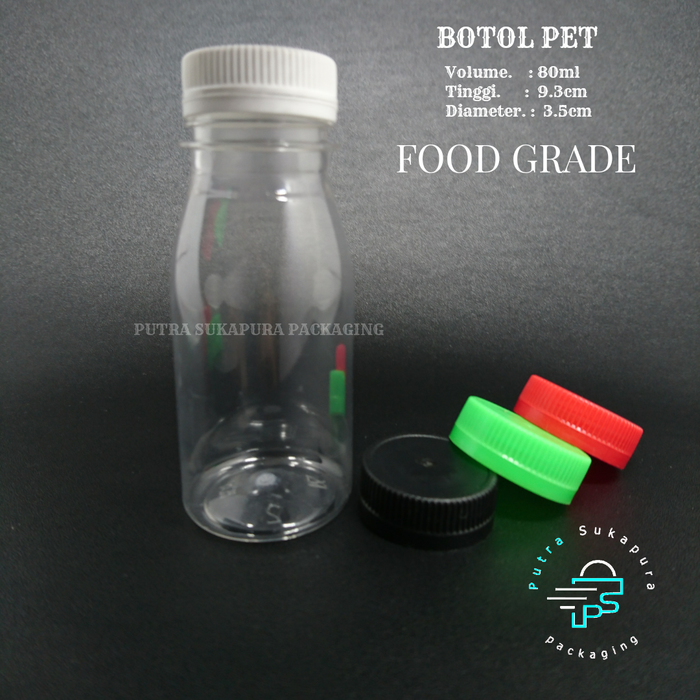 

Botol 80 ml / botol puding paket gojek 144 pcs - psp