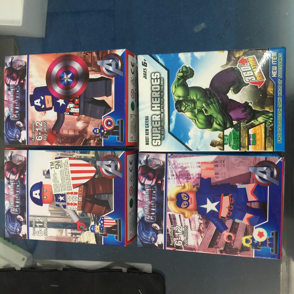 Lego Avengers Hulk Captain America