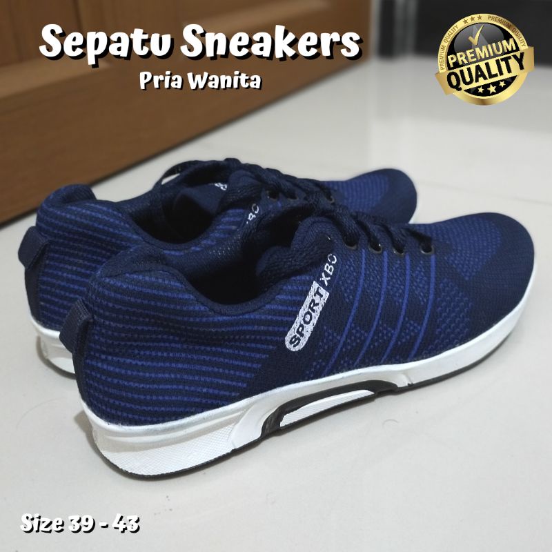 Sepatu Sneakers XBO SPORT Sepatu Casual Pria Wanita Jogging Lari Santai Olahraga Running