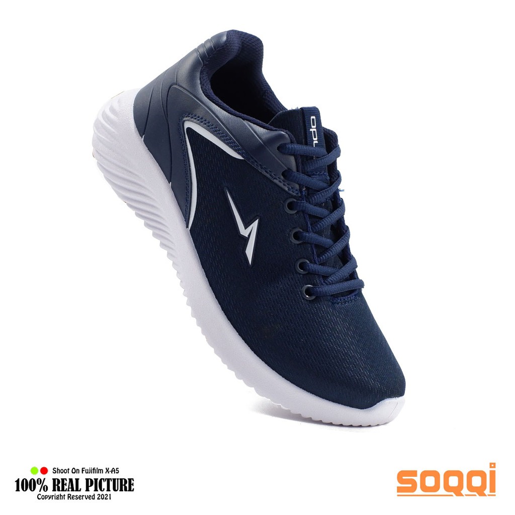 Sepatu pria tali original Ando ZENS - BOAZ model running sneakers olahraga 39-43