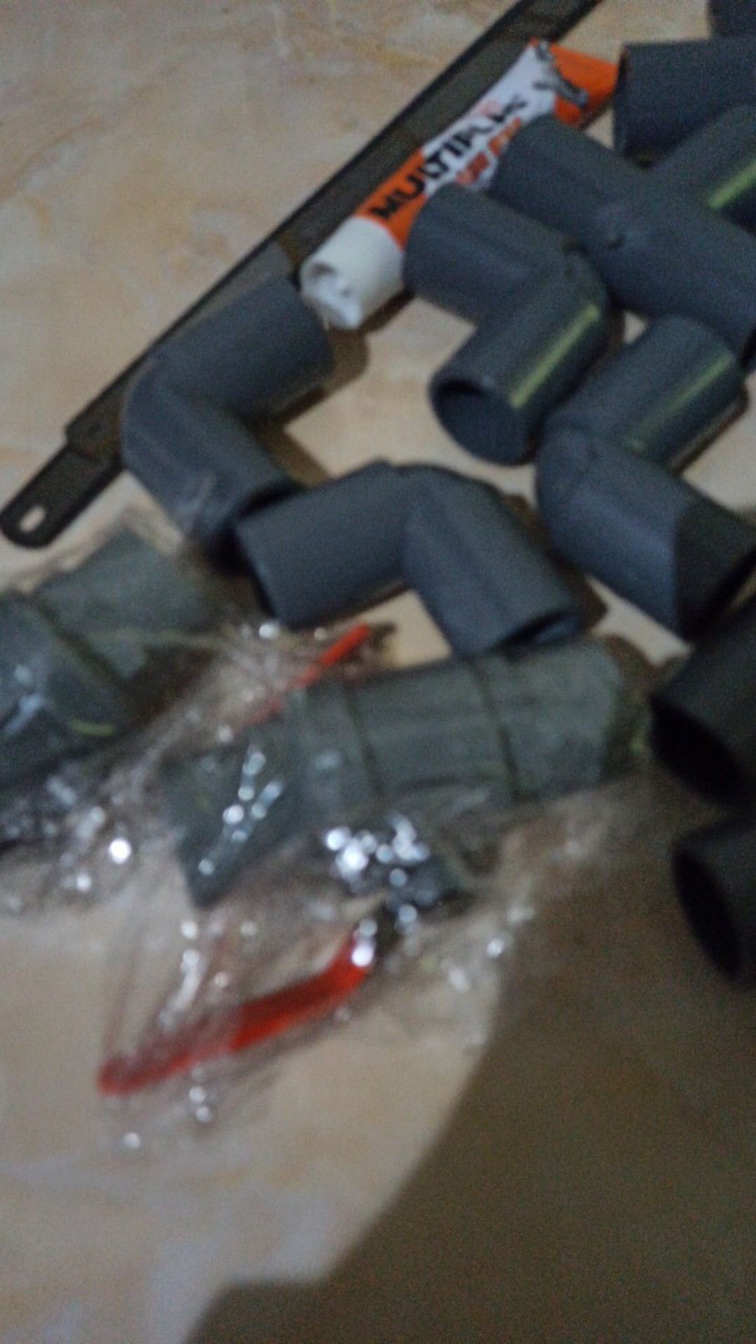 Stop Kran Ball Valve Pass ¾ Inch Handle Besi Kd34