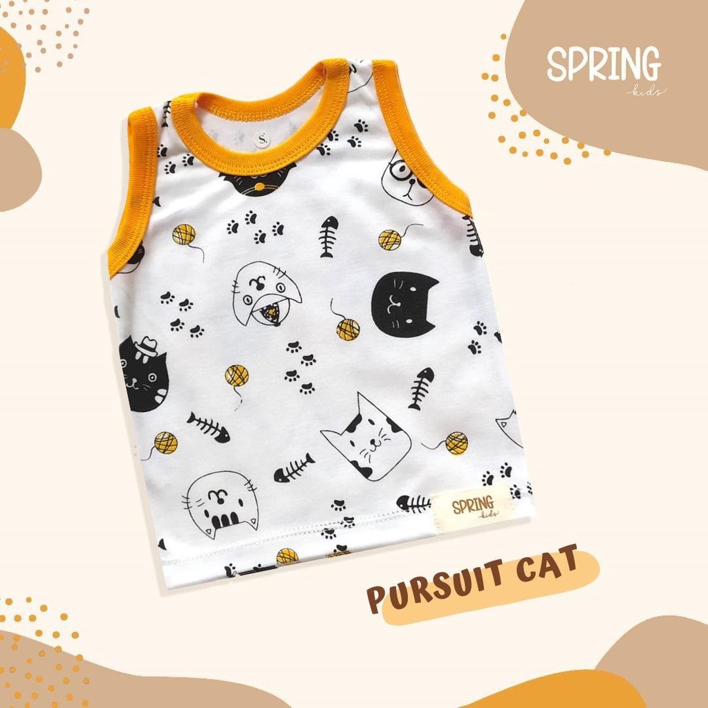 Singlet Bayi Celana Pendek Bayi Set of 3 SPRING KIDS