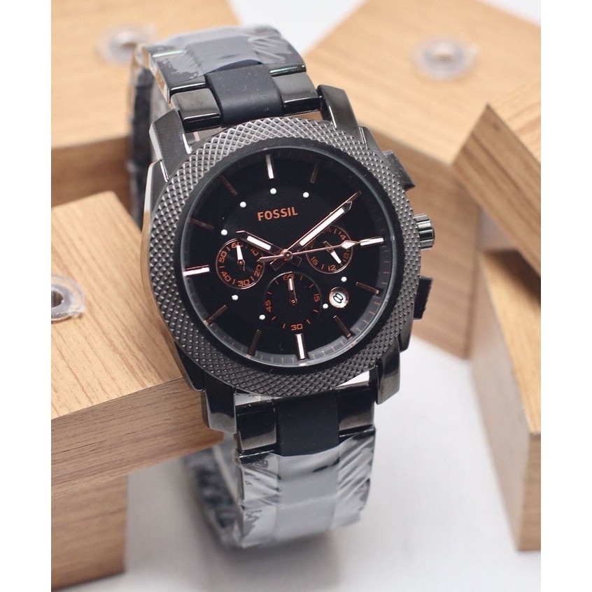 Jam Tangan Pria Fossil Rantai Chrono Aktif Premium