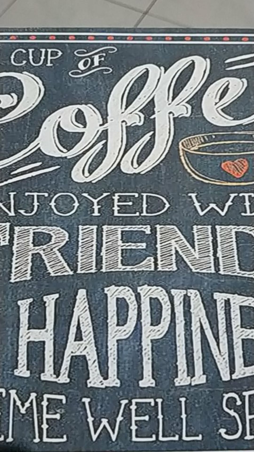 Hiasan Dinding Poster Kayu Cafe Coffee 20x20cm Minimalis Shabby Chic Dekorasi Rumah Walldecor