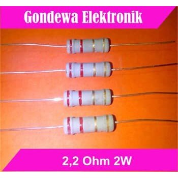 Resistor 2,2 ohm 2R2 2W