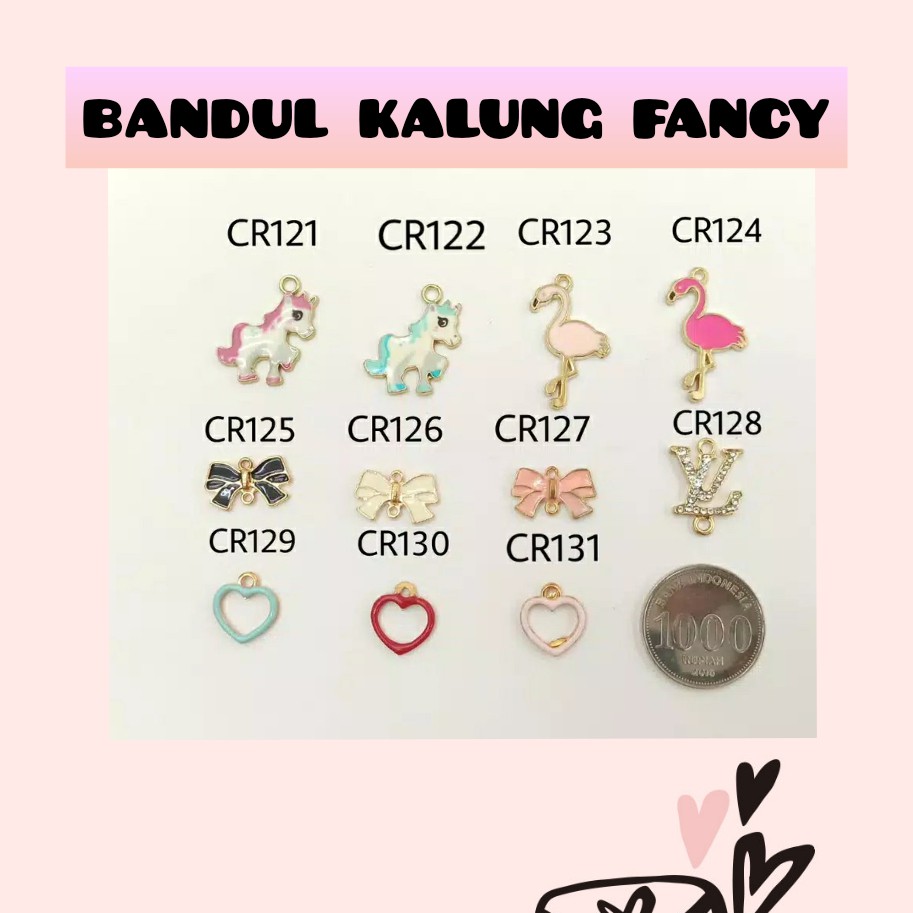 1 BUAH - LIONTIN CR121 - 131 | BANDUL LUCU | CHARM LUCU