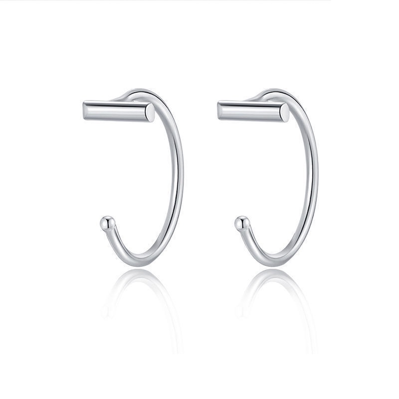 We Flower Simple Fashion Moon Star Butterfly Clip On Earrings for Girls Women Chic Jewelry