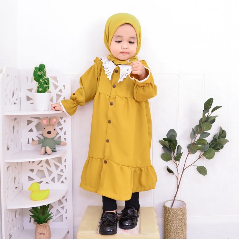 RACHIDKIDS / MIDI DRESS ANAK / TUNIK ANAK LUCU / TUNIK ANAK MURAH / ANEESHA TUNI