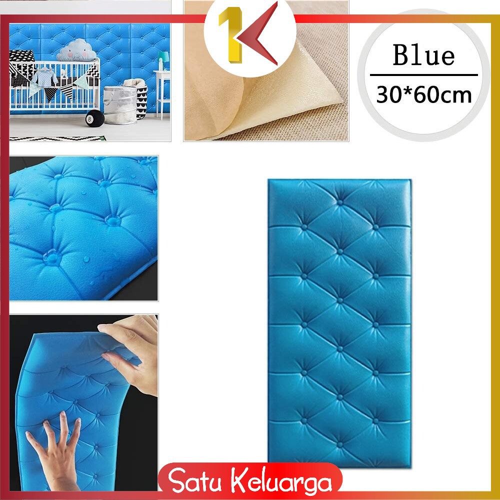 SK-C119 Wallpaper 3D Foam Headboard Bed Wall Stiker Wallfoam Dinding 3D Walpaper Foam Dekorasi Rumah-4
