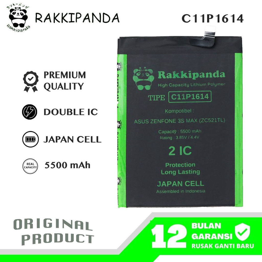 RakkiPanda - C11P1614 Zenfone 3S Max ZC521TL Batre Batrai Baterai