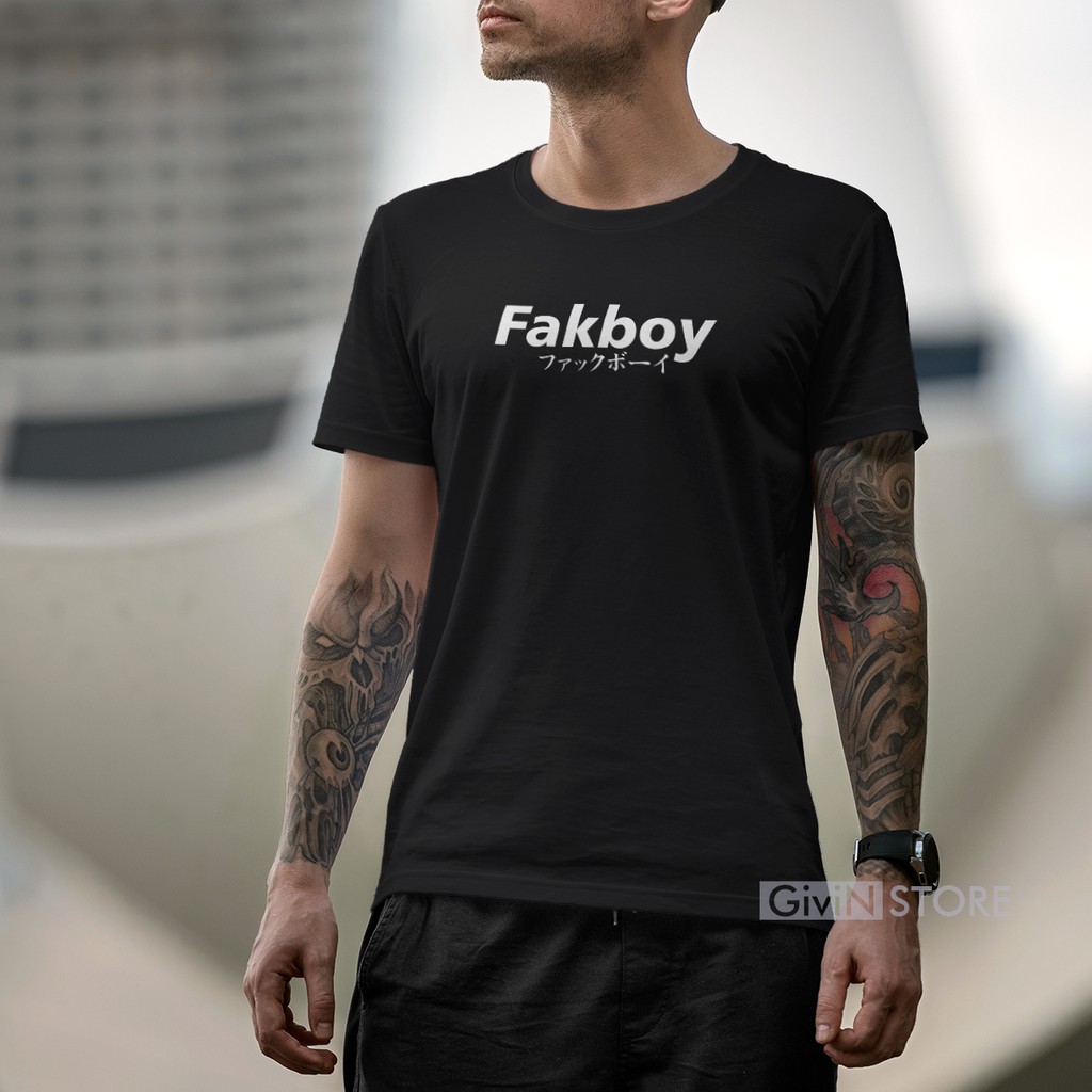  Baju  Distro Bandung Premium Fakboy Jepang  Cotton Combed 