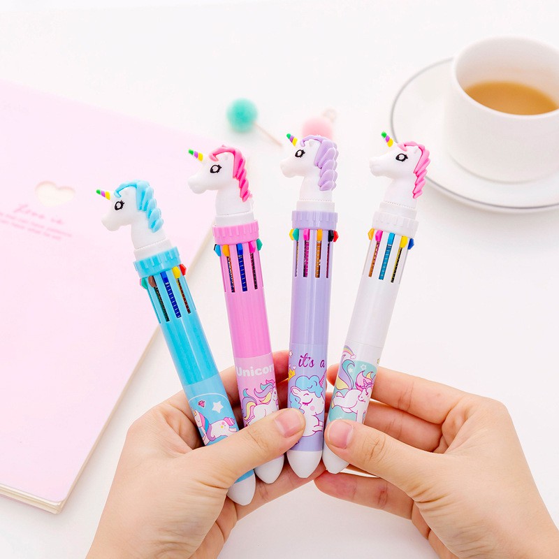 

Pulpen Mekanik 10 warna Unicorn
