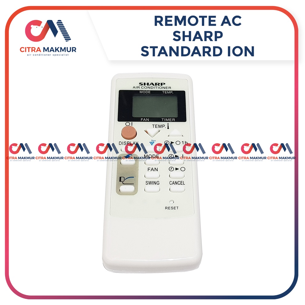 Remote AC Sharp Standard Ion Plasma cluster plasmacluster tipe original remot plus Baterai