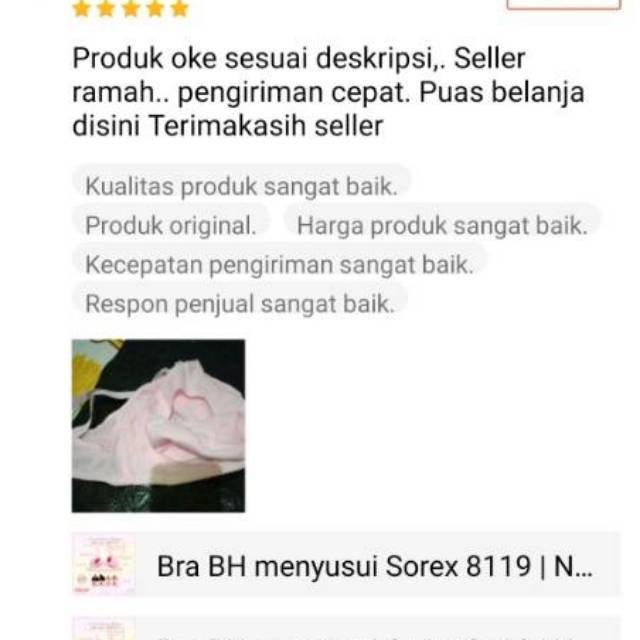 Nursing Bra Sorex / Bh menyusui katun tanpa busa / bra menyusui bukaan atas nurshing bra 8119