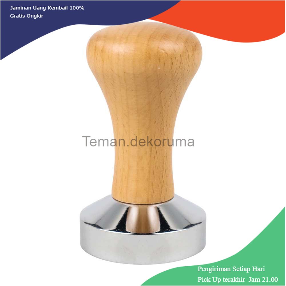 TD - RUM One Two Cups Tamper Kopi Espresso Press Filler Hammer 51mm - T15