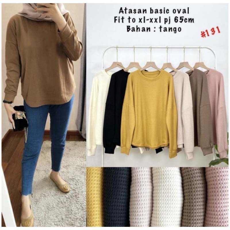 ATASAN UNIQLO / ATASAN TANGO UNIQLO / ATASAN POLOS BLOUSE POLOS WANITA